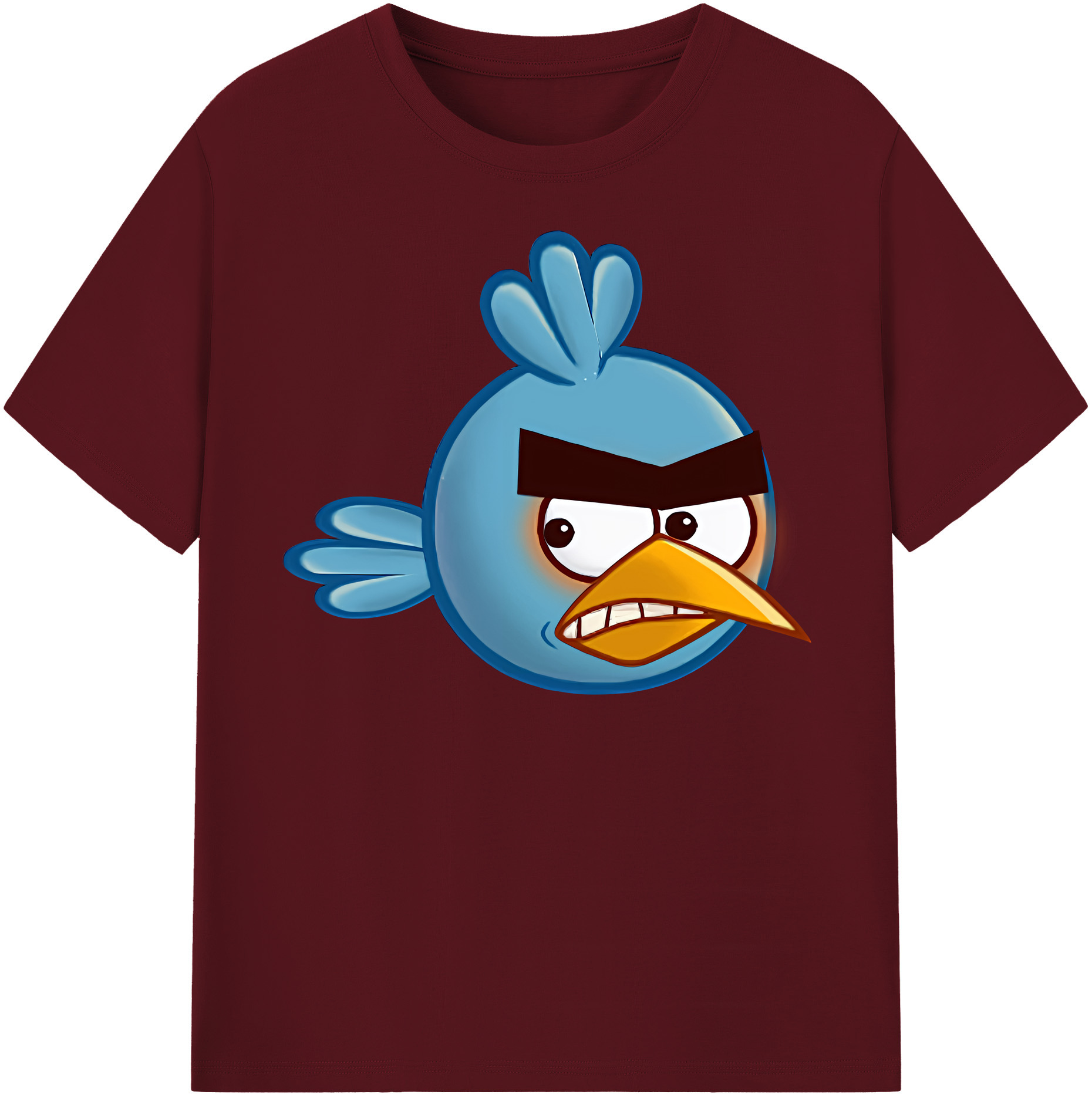 （画像用） Angry Birds アングリーバード 綿100％半袖Tシャツ（フロントプリント）